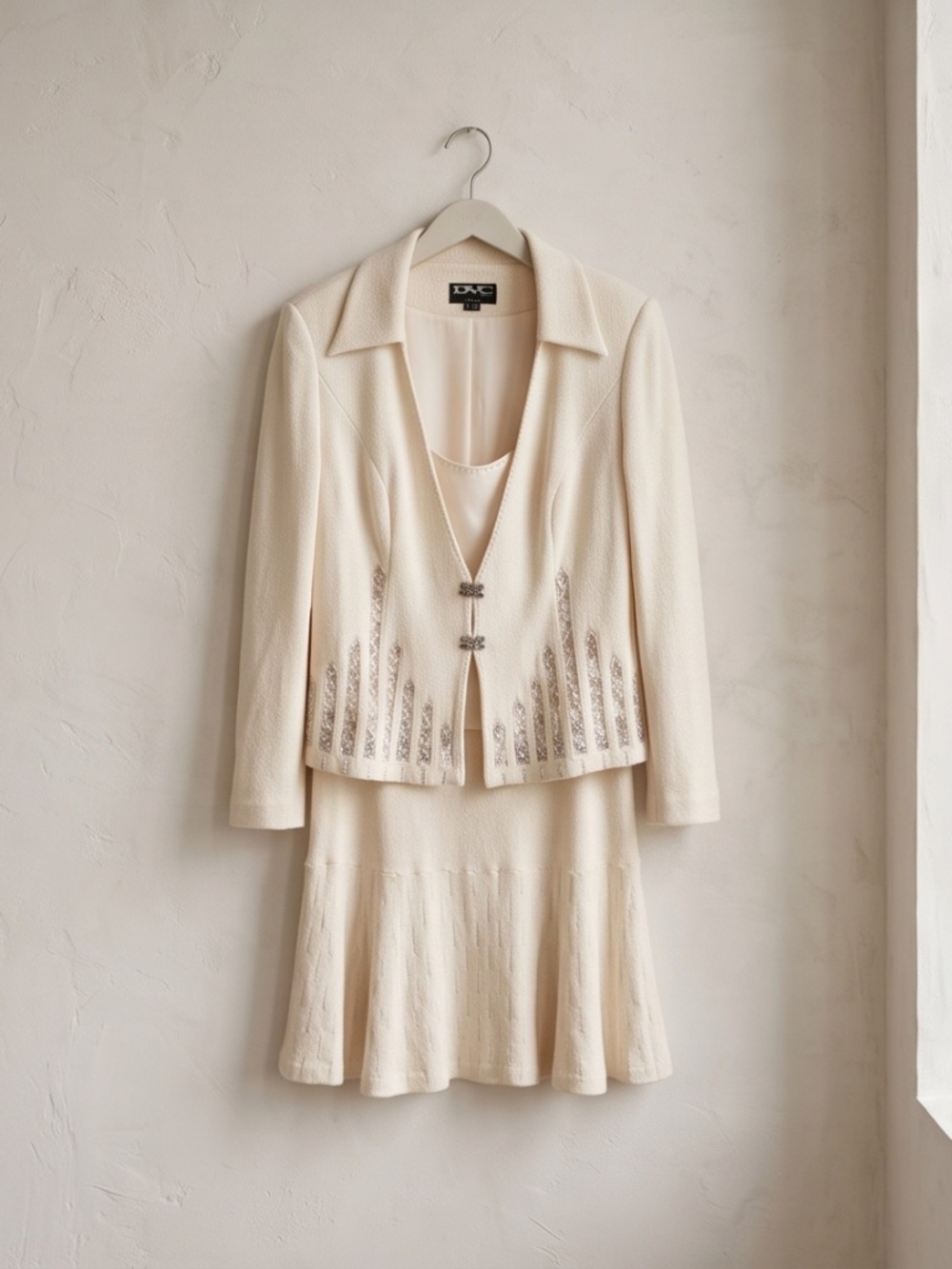 Donna Vinci Cream Knit
